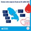 DONNEZ VOTRE SANG DU 28 JUIN AU 6 JUILLET 2025